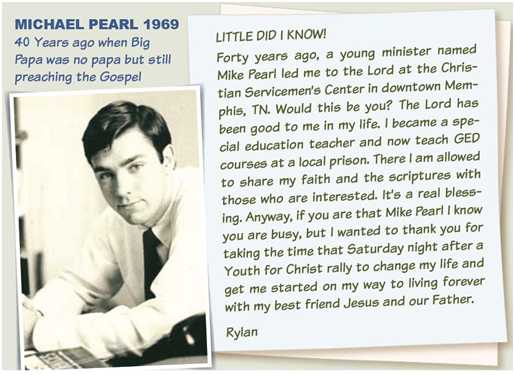 40 Years Later, Mike receives a letter from a man he led to the Lord.